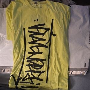 Flag Nor Fail Yellow Graphic T-Shirt